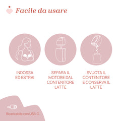 Tiralatte elettrico indossabile doppio Chicco