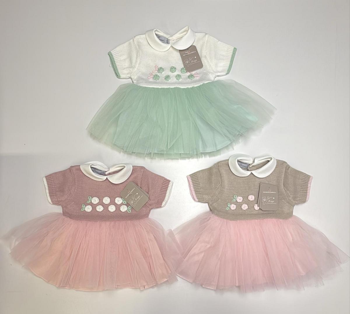Abito con gonna in tulle