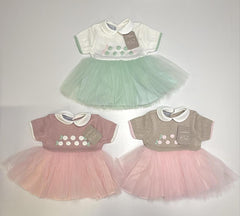 Abito con gonna in tulle