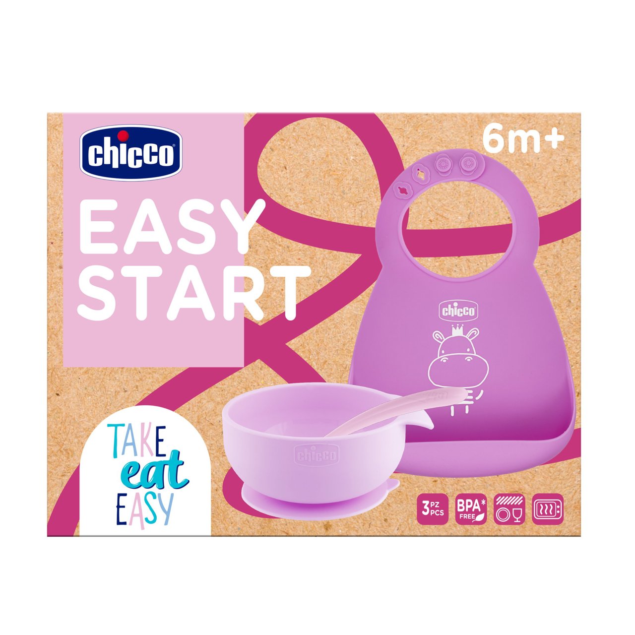 Set pappa easy start silicone 6m+ Chicco