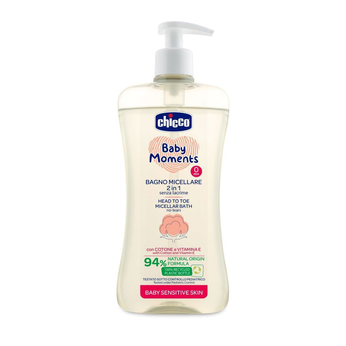 Bagno 2in1 micellare 500ml sensitive Chicco