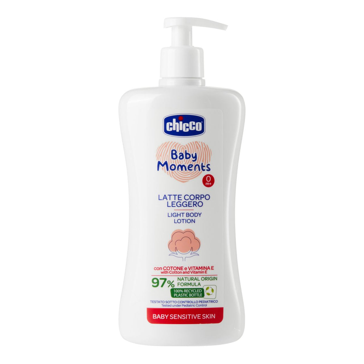 Latte corpo leggero 500ml sensitive Chicco