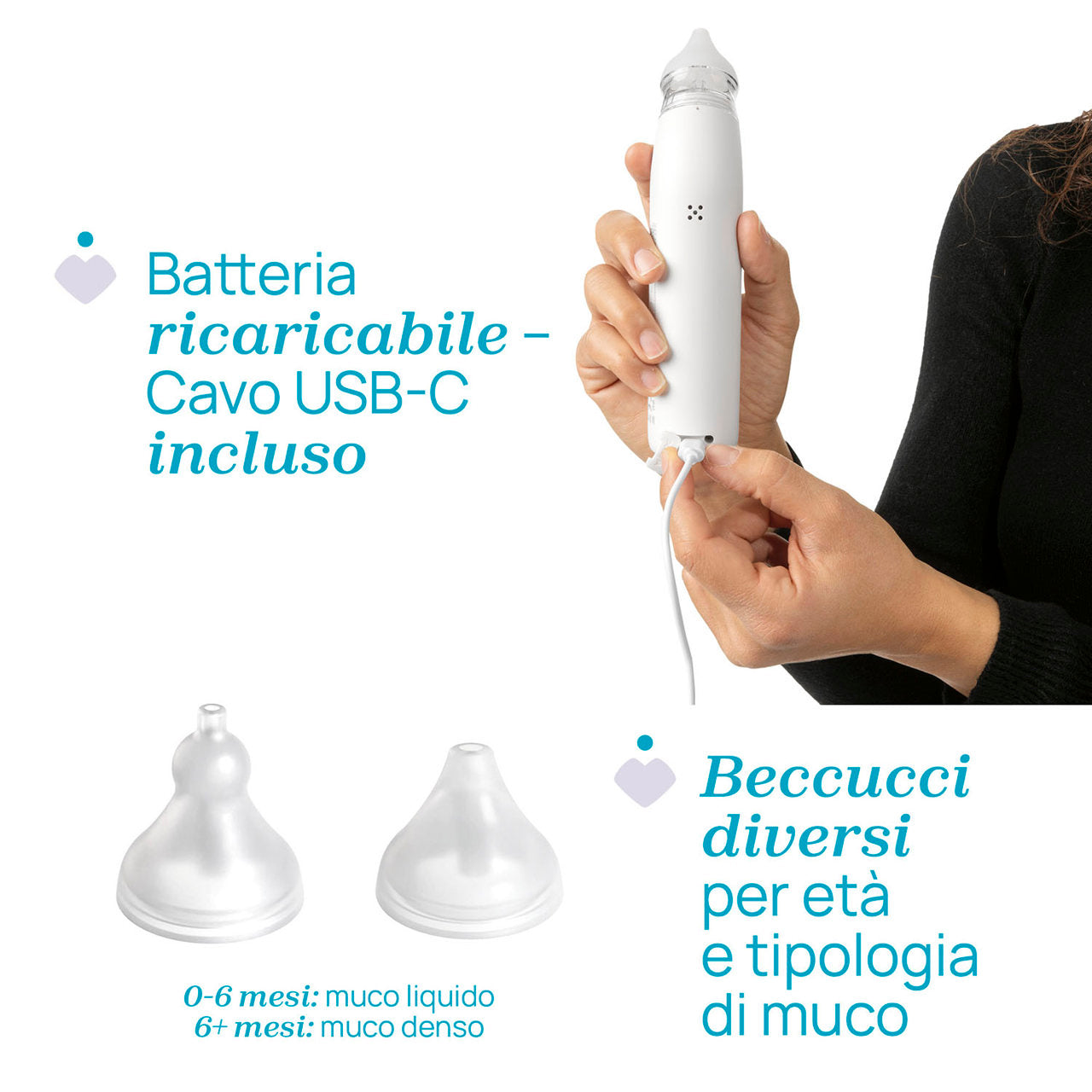 Aspiratore nasale physioclean Chicco