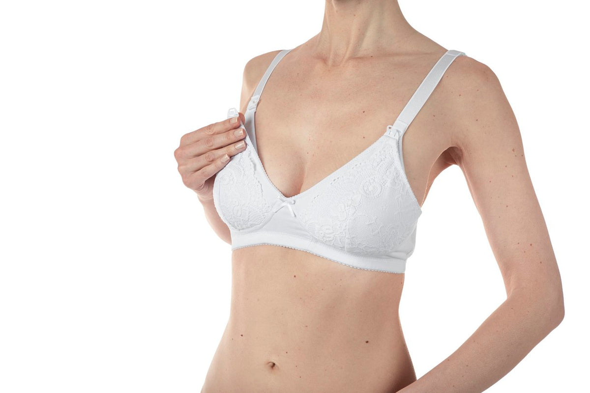 Reggiseno cotone allattamento bianco Chicco