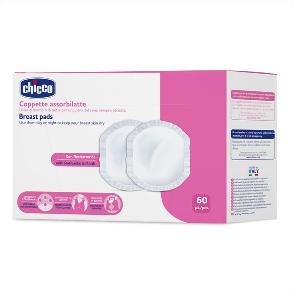 Coppette assorbi latte con antibatterico 30 pz Chicco