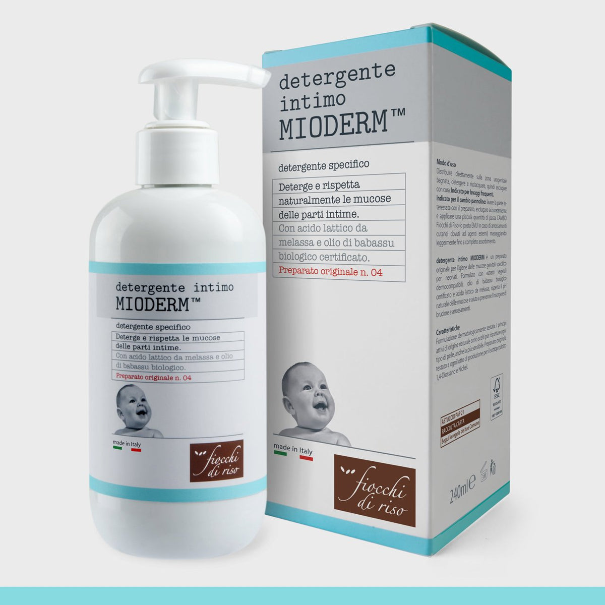 Intimo mioderm 240ml – detergente Fiocchi di Riso