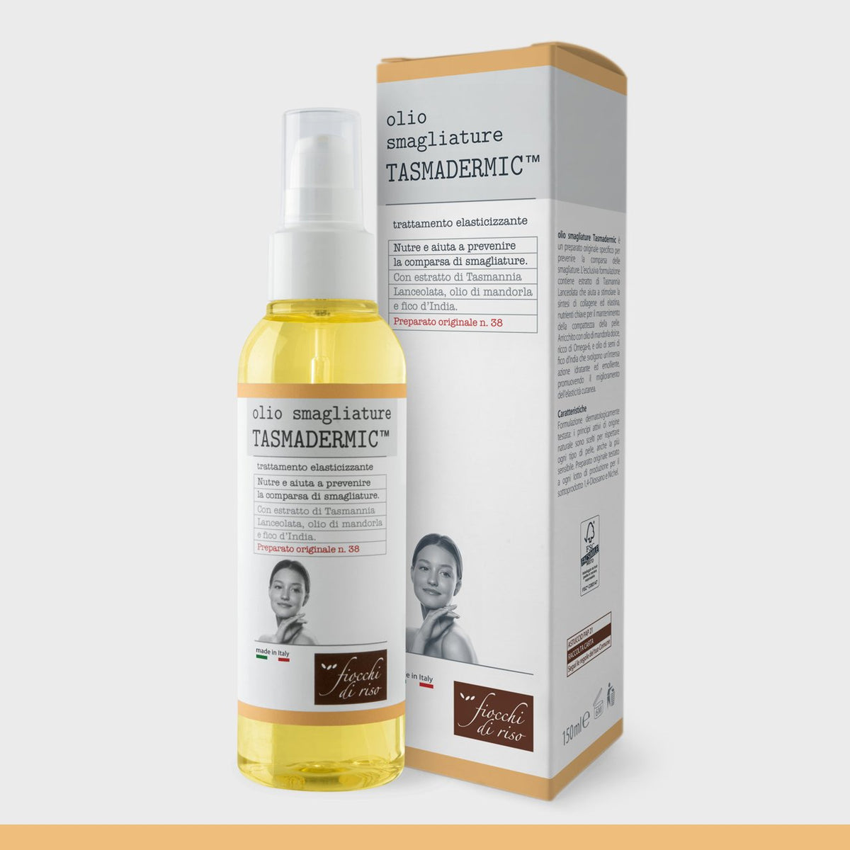 Olio smagliature tasmadermic 150 ml Fiocchi di Riso