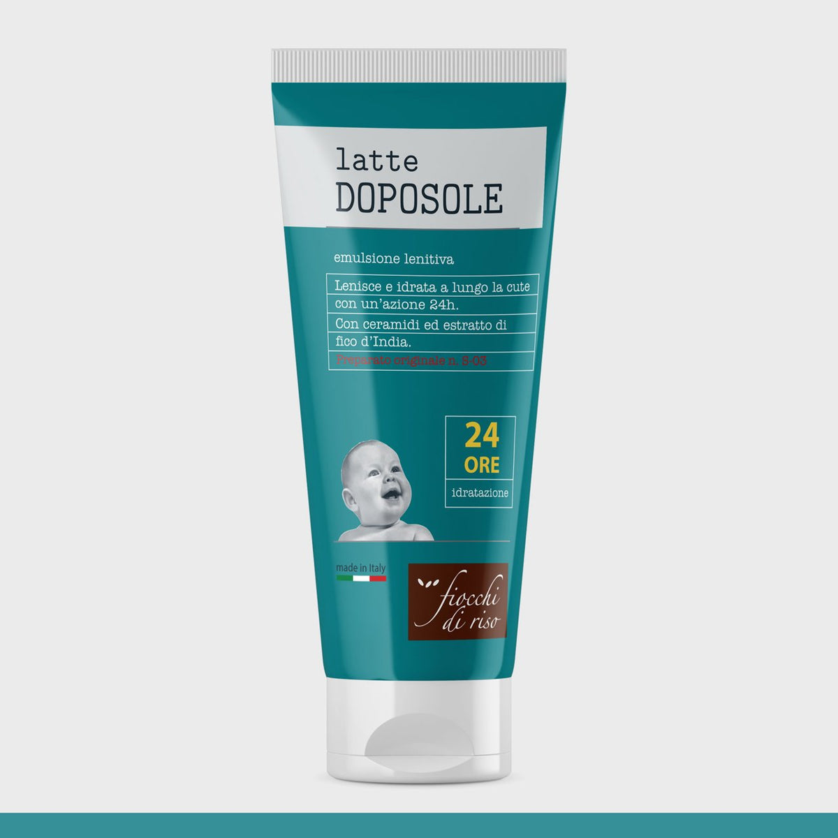 Latte doposole 140ml – tubo Fiocchi di Riso