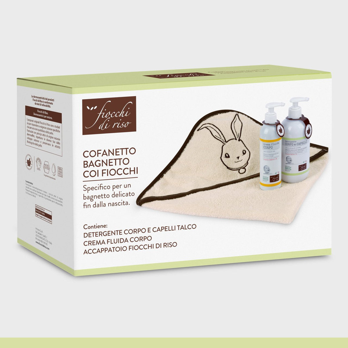 Cofanetto bagnetto coi fiocchi Fiocchi di Riso