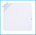 Asciugamano con cappuccio spugna azzurro 90/90 c KikkaBoo