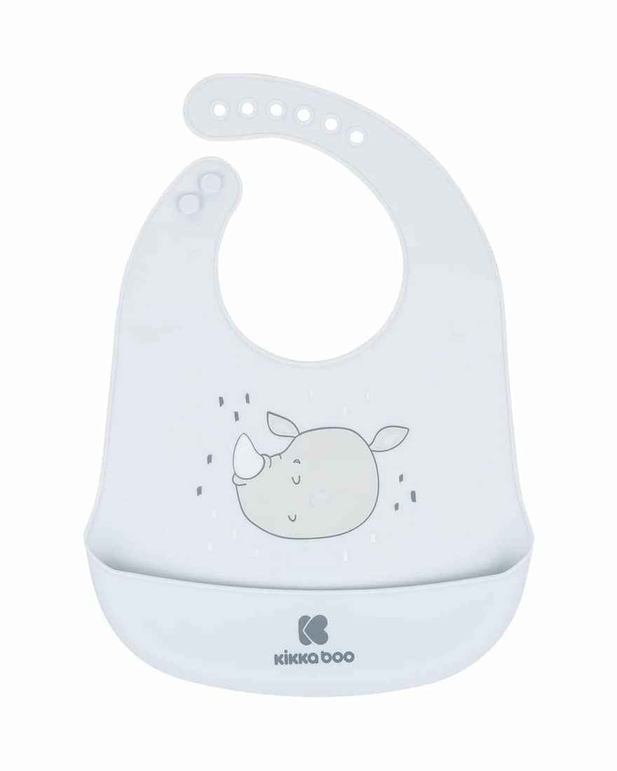 Bavaglino silicone savanna blue KikkaBoo
