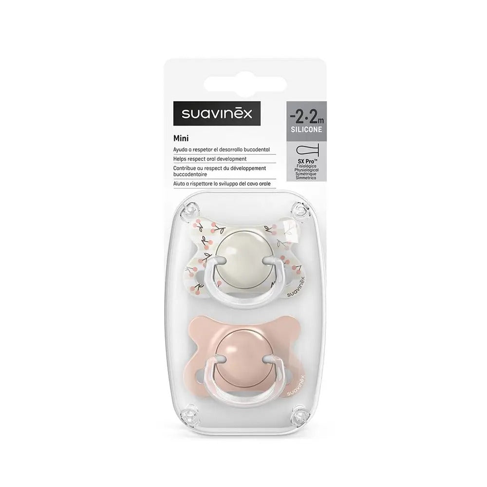 Birdies 2 Succhietti con Tettarelle Simmetriche SX Pro da 0 a 6 Mesi Suavinex