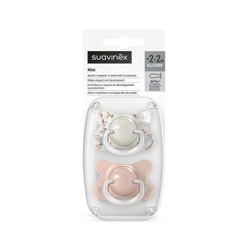 Birdies 2 Succhietti con Tettarelle Simmetriche SX Pro da 0 a 6 Mesi Suavinex