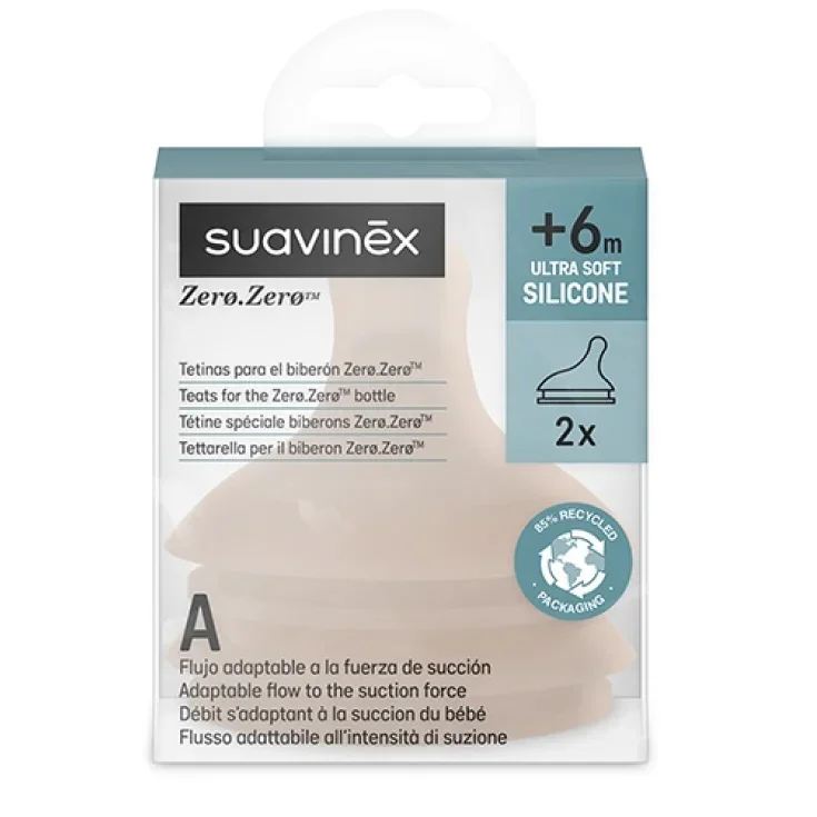Tettarella sil allattamento 2pz Suavinex