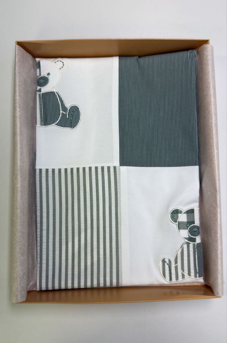 Copertina verde teddy