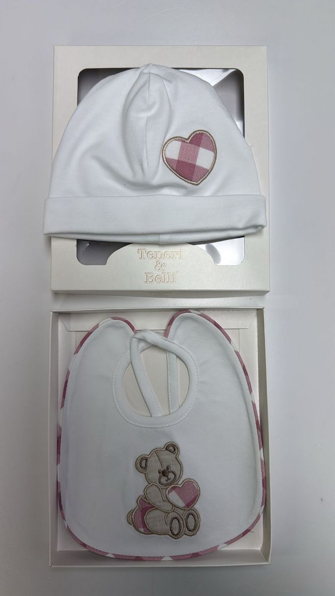 Coordinato bavetta e cappello