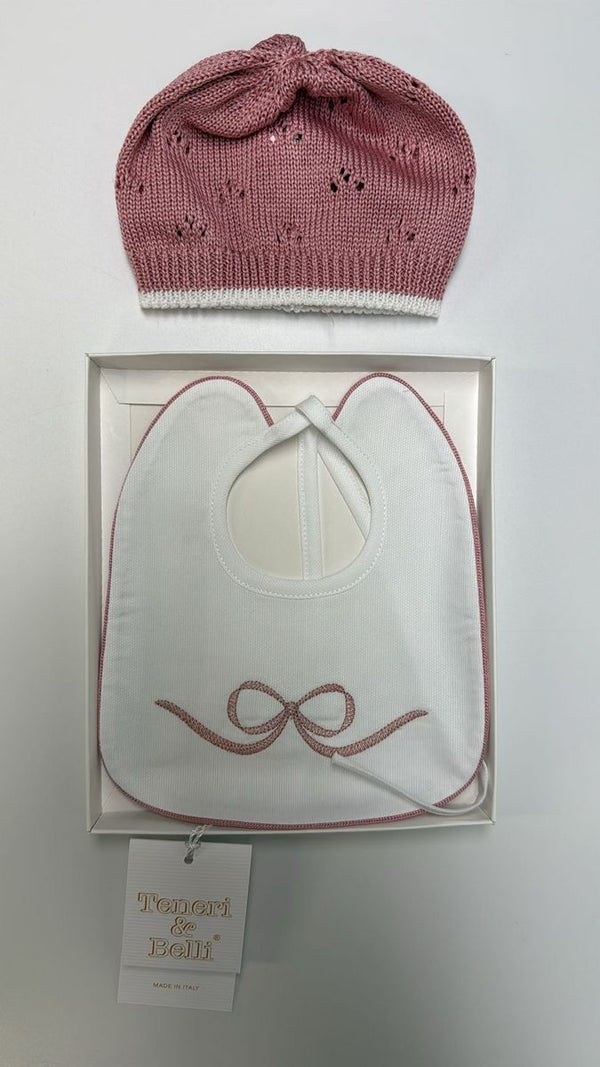 Set cappellino e bavetta
