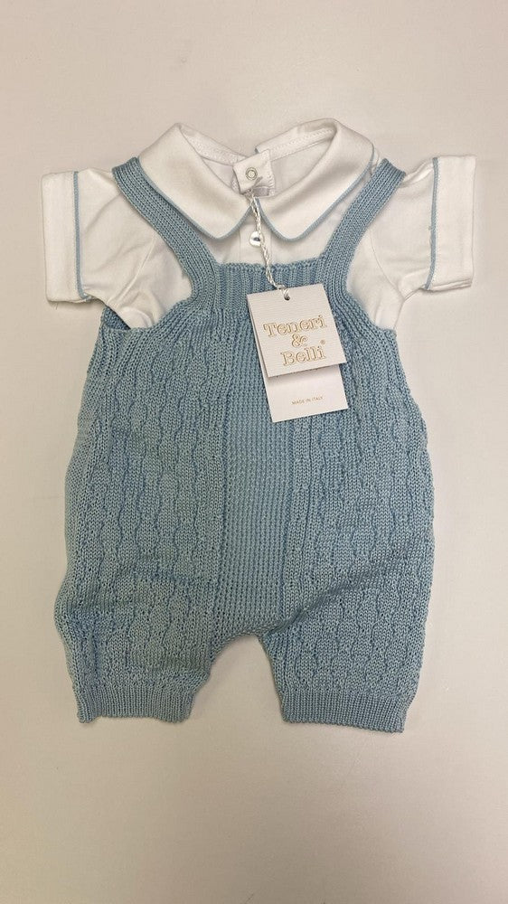 Pagliaccetto con t shirt bianca