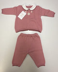 Completo 2 pezzi rosa malva