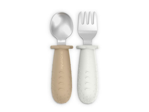 Set posate evolutive acciaio inox 2 pz Suavinex