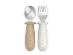 Set posate evolutive acciaio inox 2 pz Suavinex
