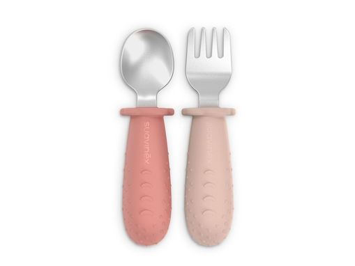 Set posate evolutive acciaio inox 2 pz Suavinex