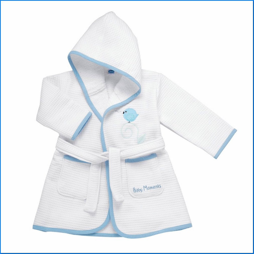 Accappatoio piquet azzurro 12m+ Chicco
