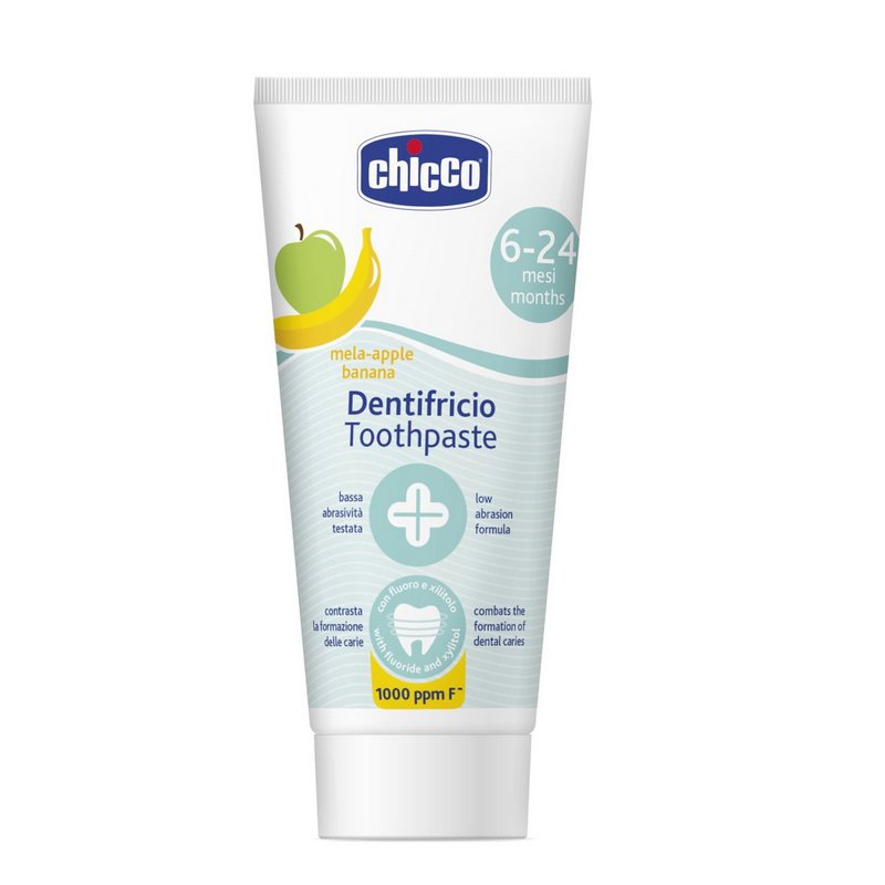 Dentifricio melabanana 6-24m fluoro Chicco