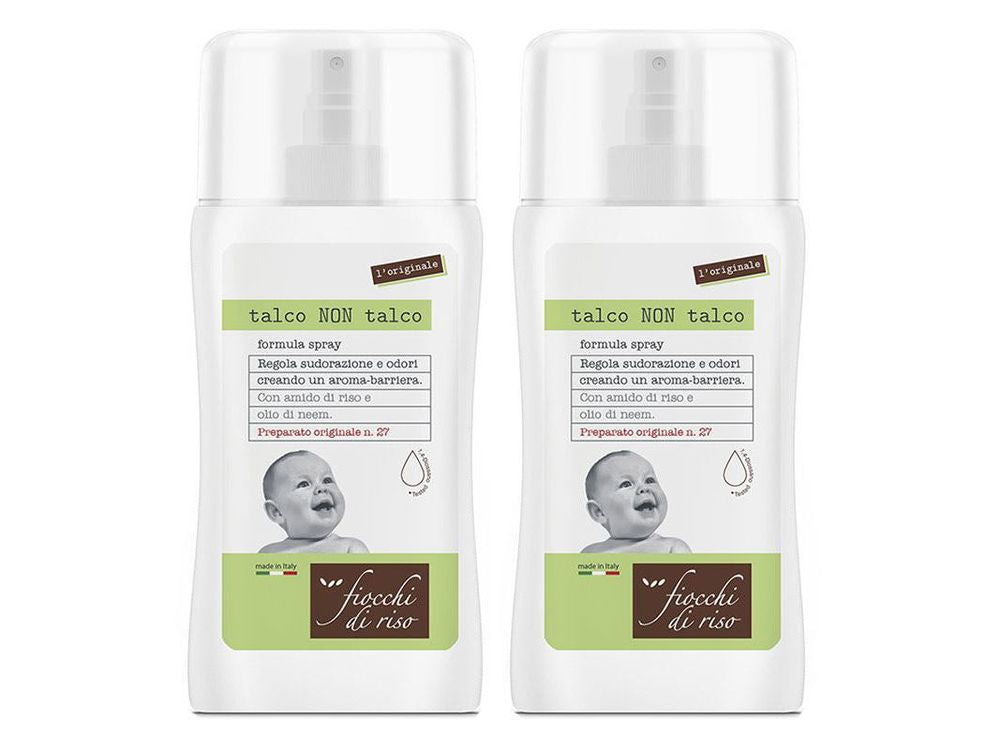 Bipacco talco non talco spray 100ml Fiocchi di Riso