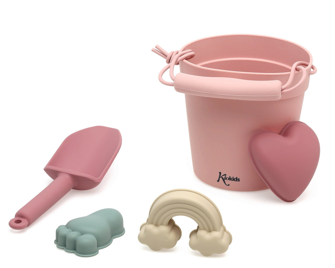 Set secchio spiaggia rosa