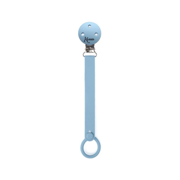 Clip salvasucchietto silicone blu KioKids