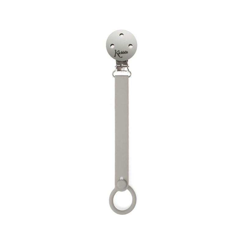 Clip salvasucchietto silicone grigio KioKids