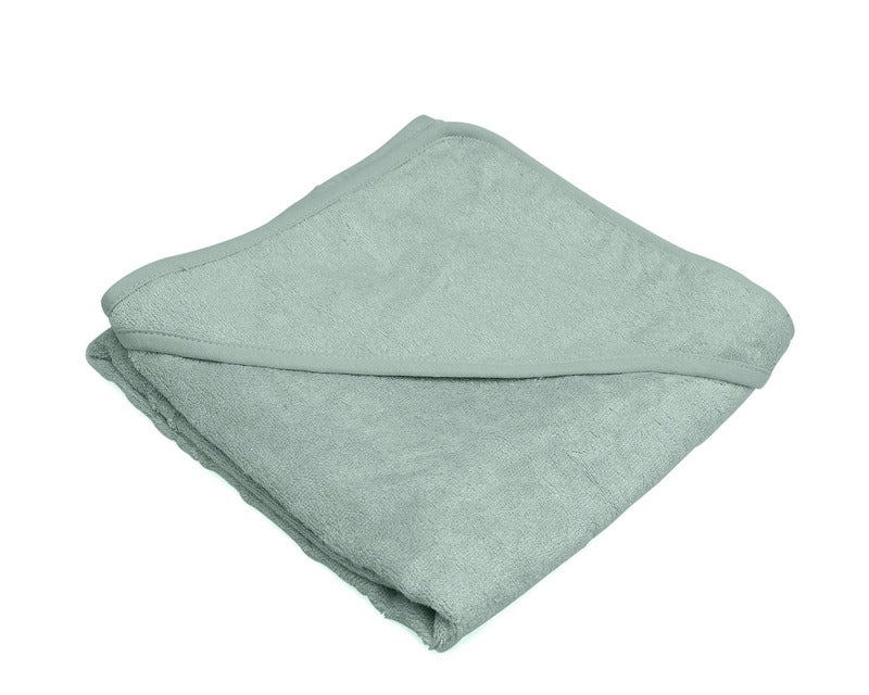 Asciugamano bagno bambù salvia Kiokids