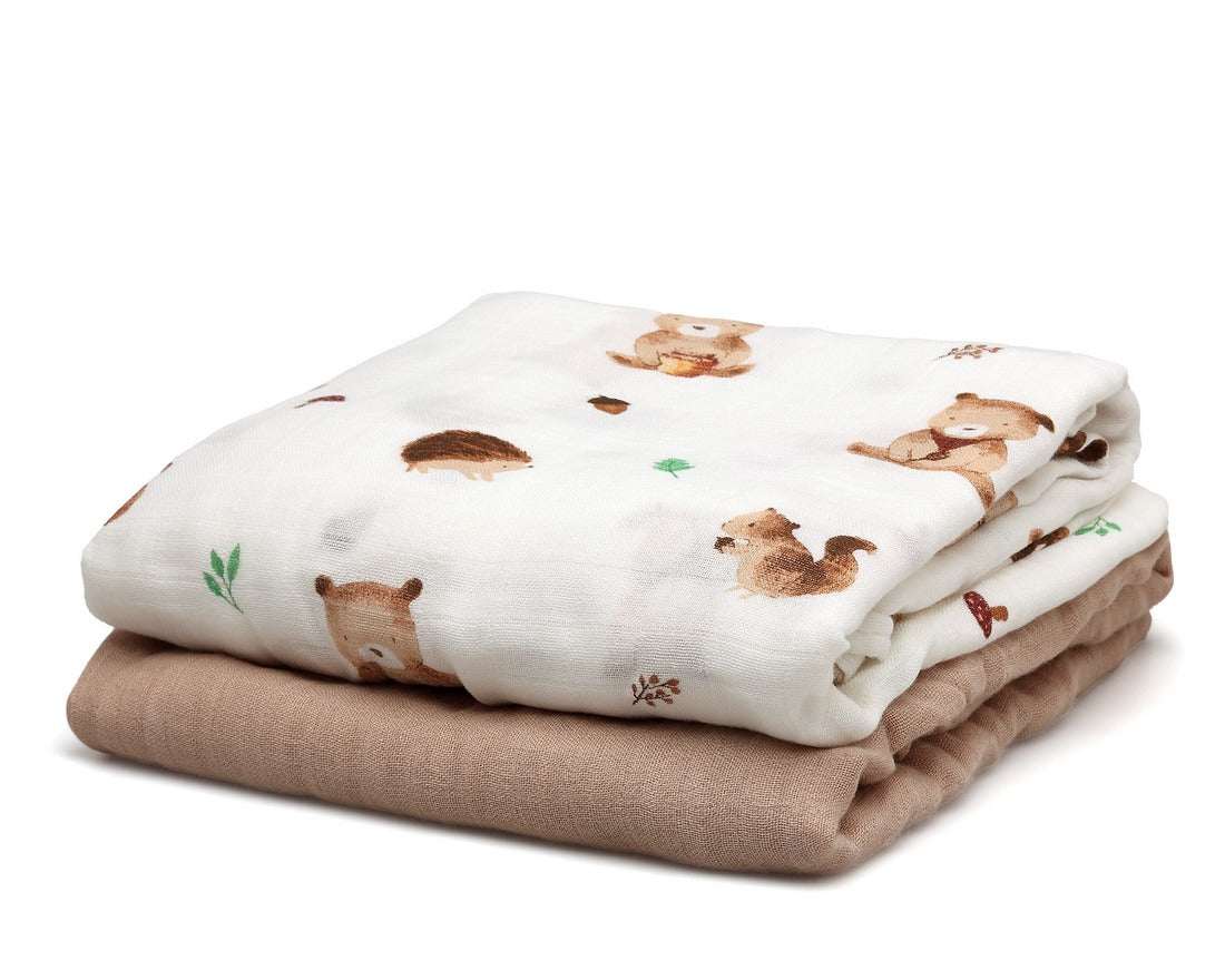 Set 2 mussoline color terra Kiokids