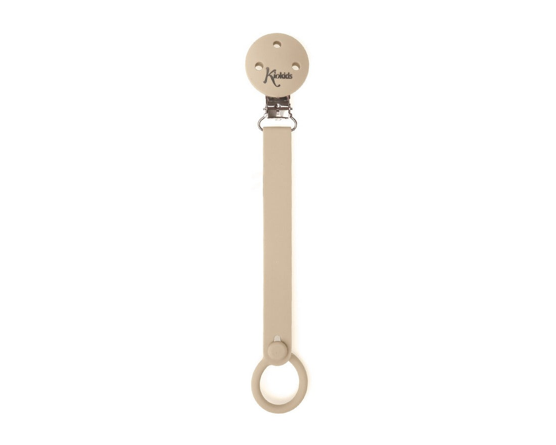 Clip salvasucchietto silicone beige KioKids