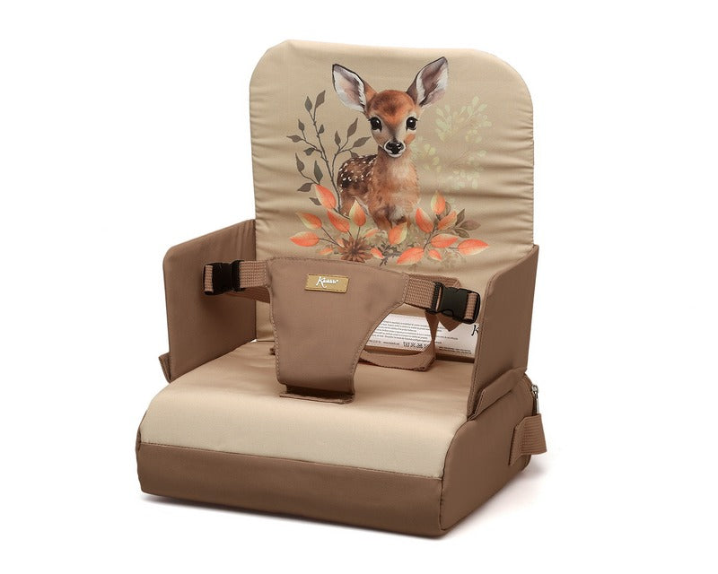 Seggiolone da viaggio pieghevole beige Kiokids