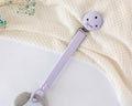 Clip salvasucchietto silicone lavanda KioKids