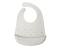 Bavaglino in silicone grigio Kiokids