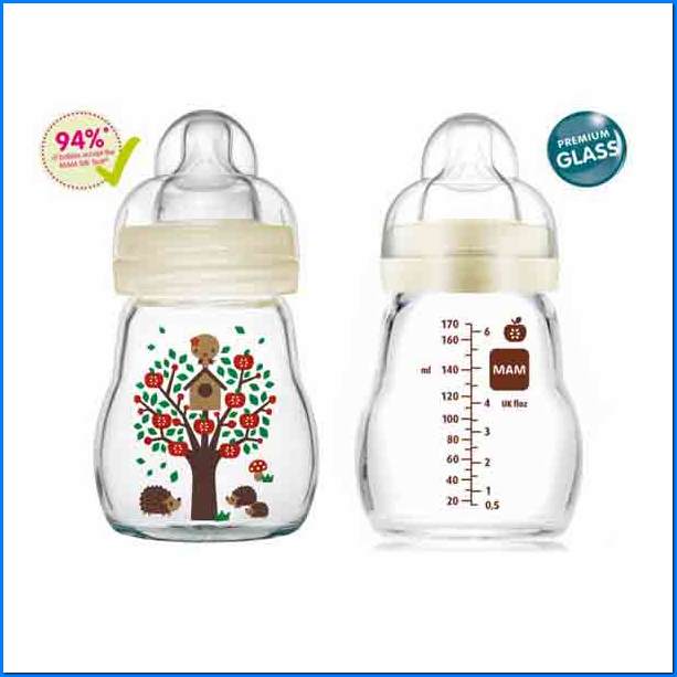 Biberon in vetro feel good 170ml MAM