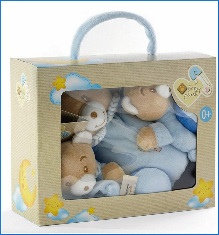 Babycare – set 3 pezzi in scatola orsetti Baby Plush
