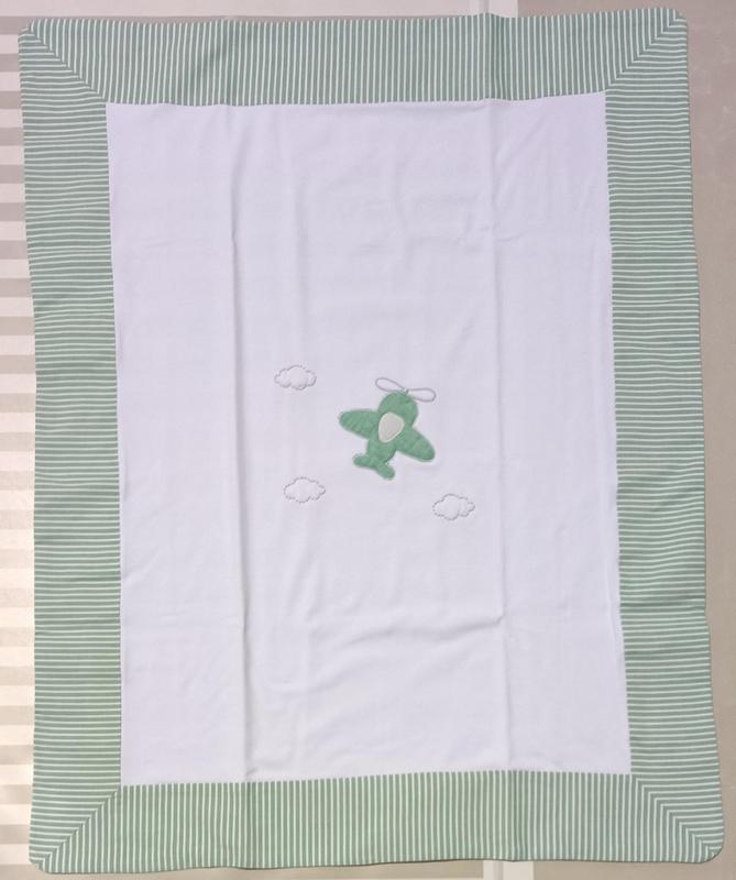 Copertina stampa aereoplano neonato