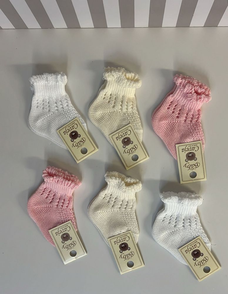 Set calzini neonata 6 pezzi