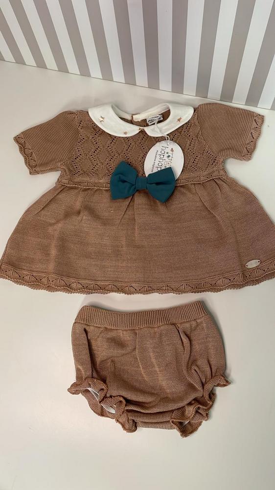 Vestitino marrone con culotte