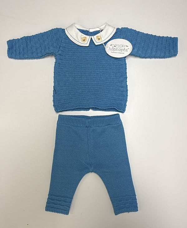 Completino caldo blu per neonato