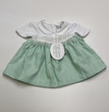 Vestitino bianco e verde