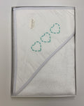 Triangolo con cuori ricamati