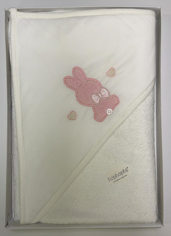 Triangolo con coniglietto rosa