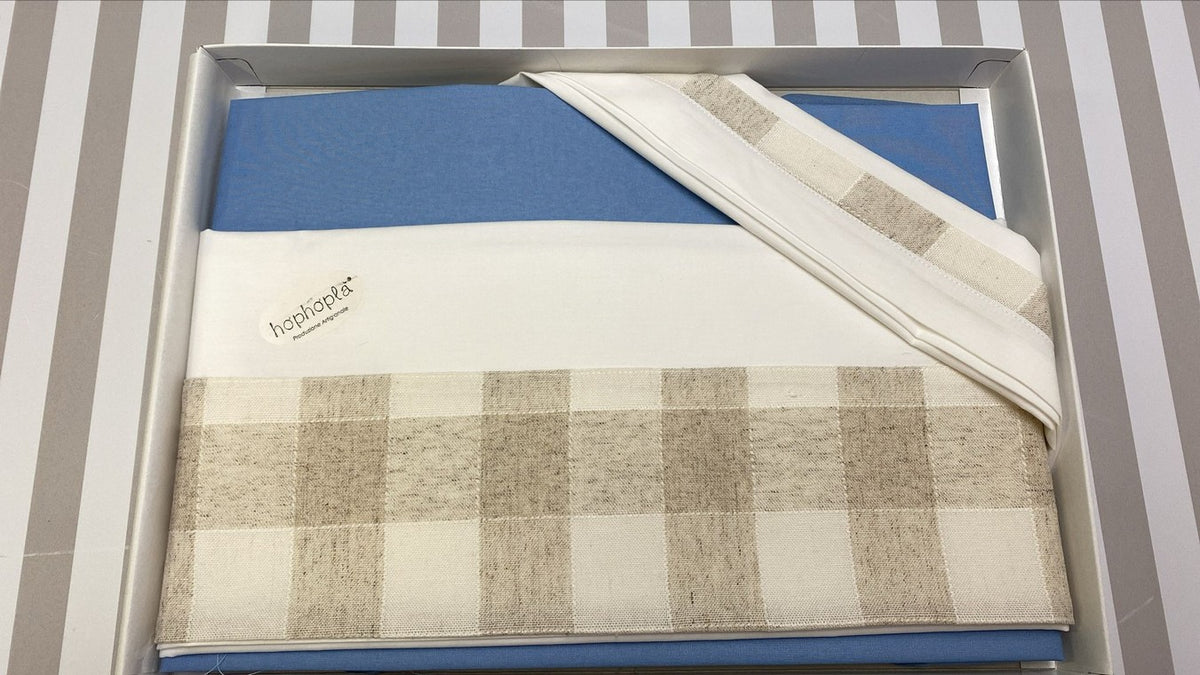 Lenzuolino fantasia quadrettata