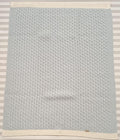 Copertina a trecce azzurra