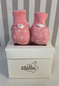 Babbucce rosa con rosellina bianca